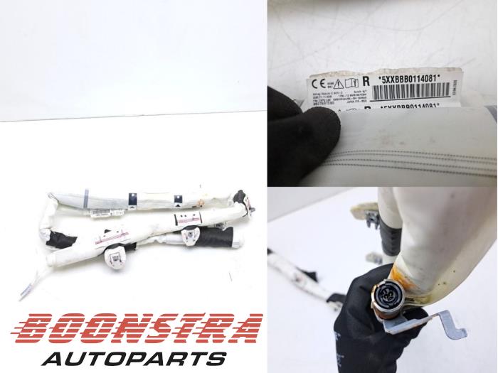 Używane Kurtyna prawa Opel Corsa F (UB/UH/UP) 1.2 Turbo 12V 100 Cena € 48,95 Procedura marży oferowane przez Boonstra Autoparts