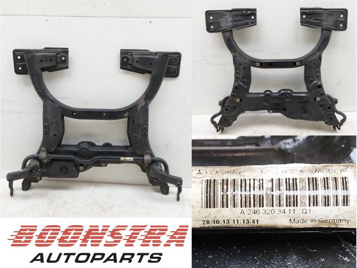 Usados Subchasis Mercedes A (W176) 1.5 A-180 CDI, A-180d 16V Precio € 49,95 Norma de margen ofrecido por Boonstra Autoparts