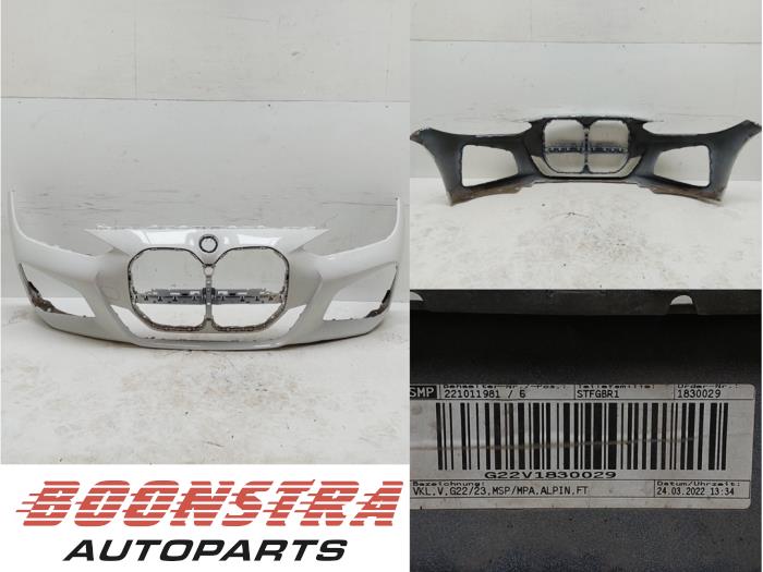 Używane Zderzak przedni BMW 4 serie (G22) 420i 2.0 TwinPower Turbo 16V Cena € 362,94 Z VAT oferowane przez Boonstra Autoparts