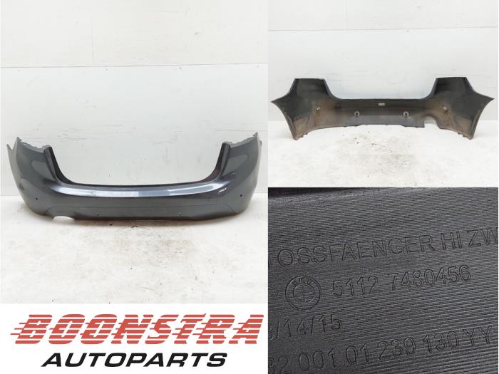 Usados Parachoques trasero BMW 2 serie Active Tourer (F45) 218d 2.0 TwinPower Turbo 16V Precio € 120,94 IVA incluido ofrecido por Boonstra Autoparts