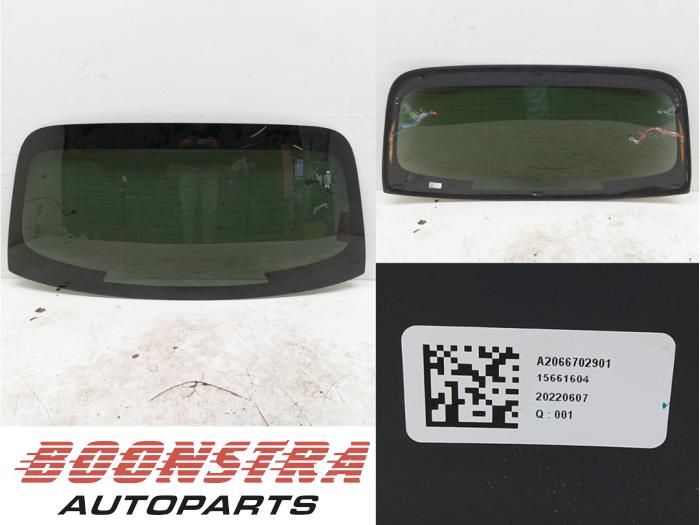 Usados Ventanilla detrás Mercedes C (W206) C-300 e 2.0 Turbo Precio € 299,95 Norma de margen ofrecido por Boonstra Autoparts