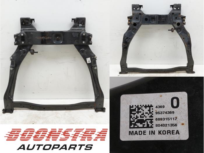 Usagé Faux châssis Opel Karl 1.0 12V Prix € 69,95 Règlement à la marge proposé par Boonstra Autoparts