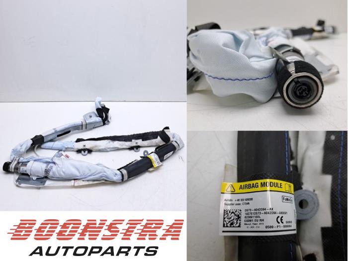 Używane Kurtyna prawa Ford Mondeo V 2.0 EcoBlue Cena € 144,95 Procedura marży oferowane przez Boonstra Autoparts