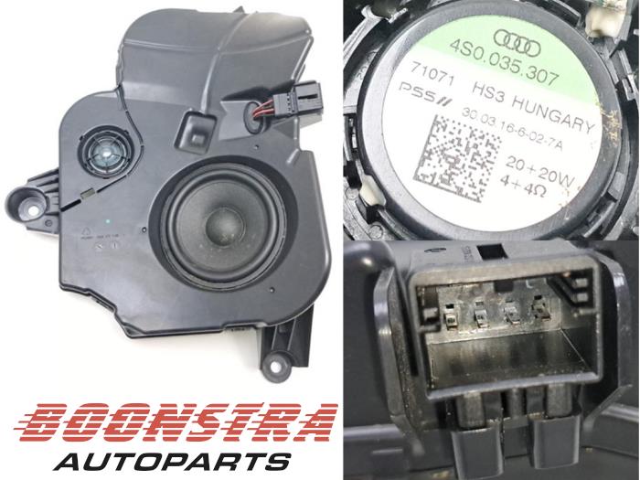 Używane Glosnik Audi R8 (4S3/4SP) 5.2 V10 Plus Quattro Cena € 24,95 Procedura marży oferowane przez Boonstra Autoparts