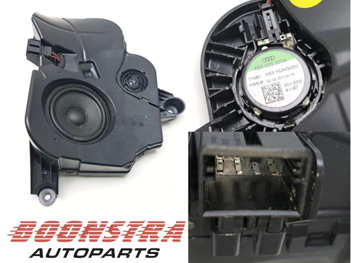 Używane Glosnik Audi R8 (4S3/4SP) 5.2 V10 Plus Quattro Cena € 24,95 Procedura marży oferowane przez Boonstra Autoparts
