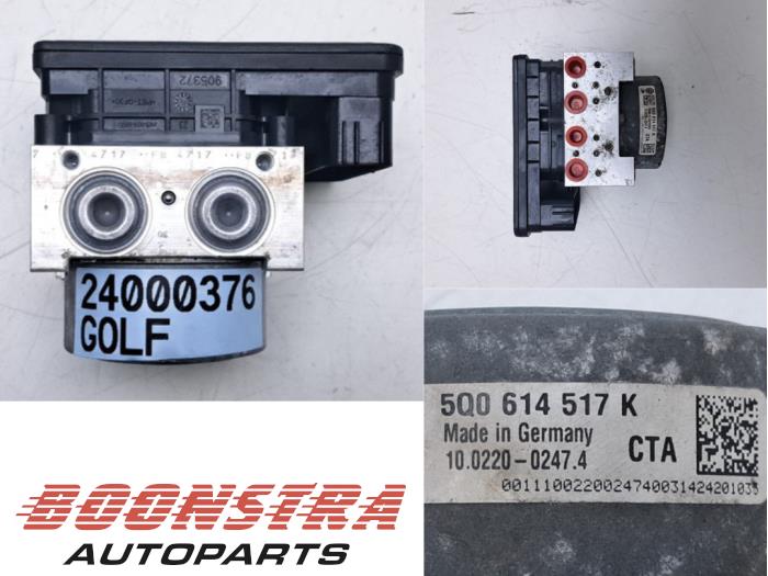 Begagnade ABS-pump Volkswagen Golf VII (AUA) 1.4 TSI Multifuel 16V Pris € 49,95 Marginaltabell erbjuds av Boonstra Autoparts