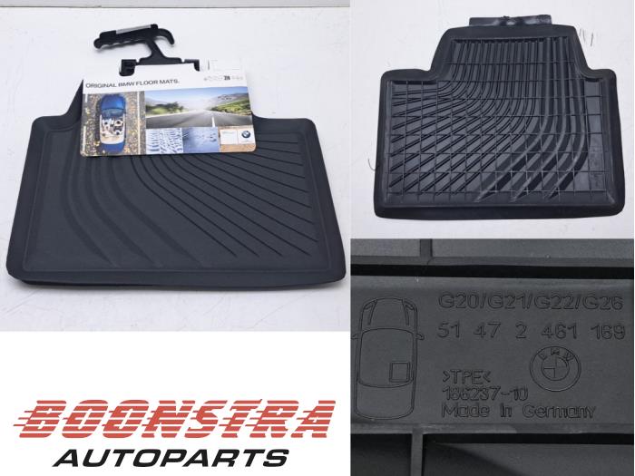 Neue Matten Set BMW 3 serie (G20) 316d 2.0 TwinPower Turbo 16V Hybrid Drive Preis € 35,95 Mit Mehrwertsteuer angeboten von Boonstra Autoparts