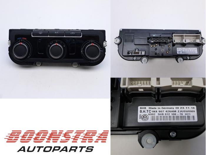 Usagé Commande chauffage Volkswagen Caddy IV 2.0 TDI 75 Prix € 120,94 Prix TTC proposé par Boonstra Autoparts