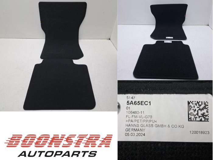 Neue Matten Set BMW 7 serie (G70) 735i Mild Hybrid Preis € 121,96 Mit Mehrwertsteuer angeboten von Boonstra Autoparts