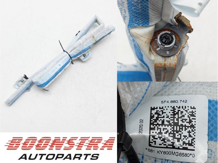 Używane Kurtyna prawa Seat Leon ST (5FF) 1.5 TSI 16V Cena € 44,95 Procedura marży oferowane przez Boonstra Autoparts