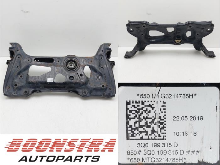 Begagnade Underram Volkswagen Golf VII Variant (AUVV) 1.5 TSI Evo BMT 16V Pris € 49,95 Marginaltabell erbjuds av Boonstra Autoparts