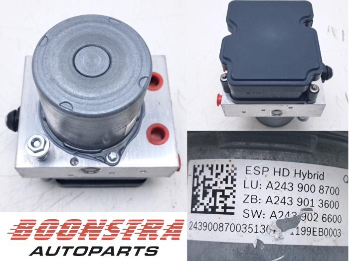 Używane Pompa ABS Mercedes EQA (N243) 250 67 kWh Cena € 194,95 Procedura marży oferowane przez Boonstra Autoparts
