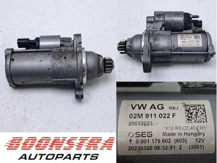 Begagnade Startmotor Volkswagen Polo VI (AW1) 1.0 TSI 12V Pris € 24,95 Marginaltabell erbjuds av Boonstra Autoparts