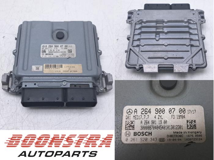 Used Engine management computer Mercedes CLA (118.3) 2.0 CLA-250 Turbo 16V Price € 324,95 Margin scheme offered by Boonstra Autoparts