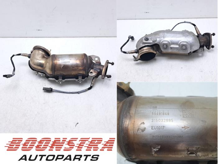 Używane Katalizator Opel Corsa E 1.0 SIDI Turbo 12V Cena € 199,95 Procedura marży oferowane przez Boonstra Autoparts