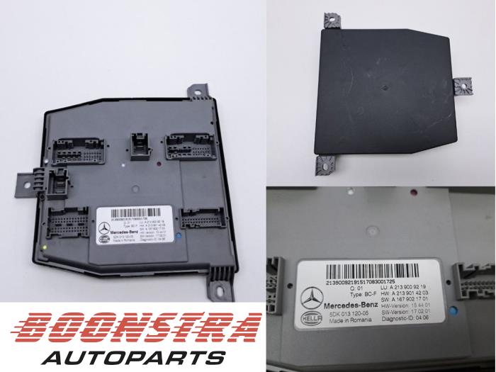 Używane Sterownik Body Control Mercedes E Estate (S213) E-220d 2.0 Turbo 16V 4-Matic Cena € 84,95 Procedura marży oferowane przez Boonstra Autoparts