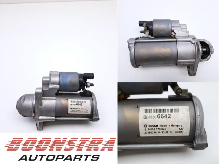 Used Starter Opel Corsa E 1.0 SIDI Turbo 12V Price € 24,95 Margin scheme offered by Boonstra Autoparts