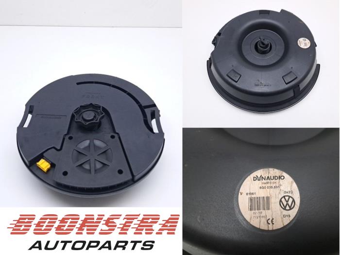 Używane Subwoofer Volkswagen Golf VII (AUA) 2.0 GTI 16V Cena € 74,95 Procedura marży oferowane przez Boonstra Autoparts