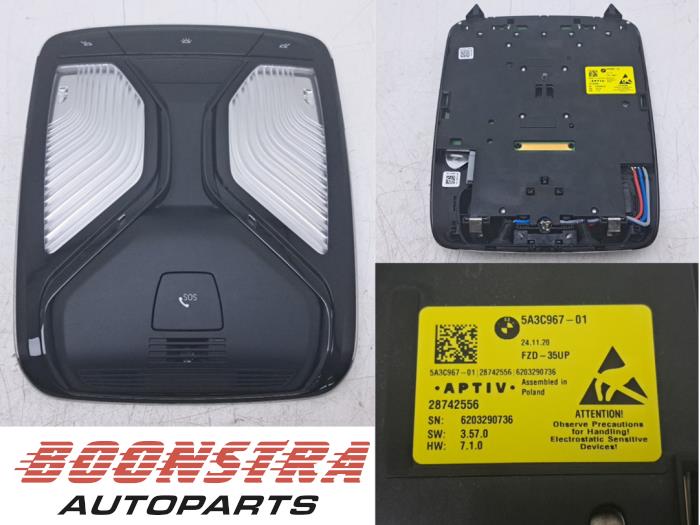 Begagnade Innerbelysning, fram BMW X3 (G01) xDrive 30e 2.0 TwinPower Turbo 16V Pris € 112,95 Marginaltabell erbjuds av Boonstra Autoparts