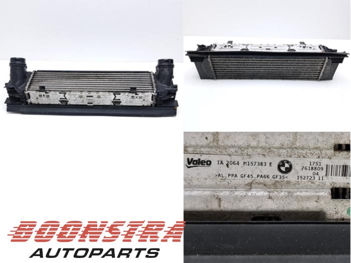 Usados Intercooler BMW 1 serie (F20) 118i 1.5 TwinPower 12V Precio € 94,95 Norma de margen ofrecido por Boonstra Autoparts
