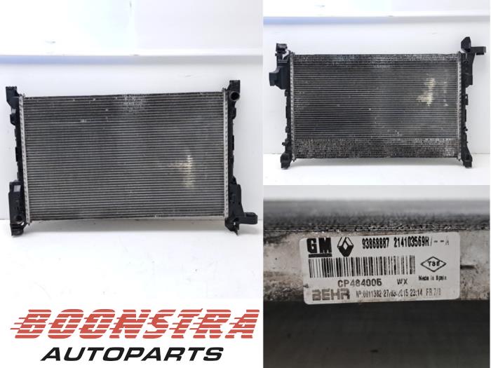 Usagé Radiateur Opel Vivaro 1.6 CDTI 90 Prix € 96,74 Prix TTC proposé par Boonstra Autoparts