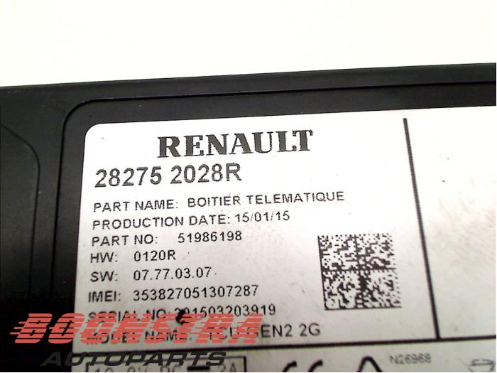 Used Renault Megane Phone Module 282752028r Boonstra Autoparts Proxyparts Com