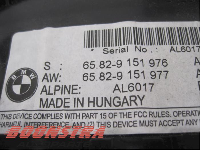 Affichage navigation d'un BMW 3 serie (E90) 318i 16V 2008