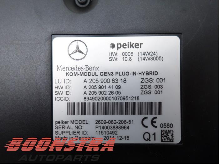 Modul telefoniczny z Mercedes-Benz S (W222/V222/X222) 3.0 S-500 Plug-in Hybrid Biturbo 24V 2015