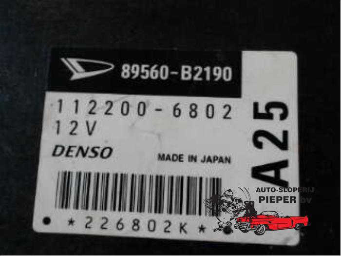Used Ignition lock + computer Daihatsu Cuore (L251/271/276) 1.0 12V DVVT Price € 131,25 Margin scheme offered by Autosloperij Pieper BV