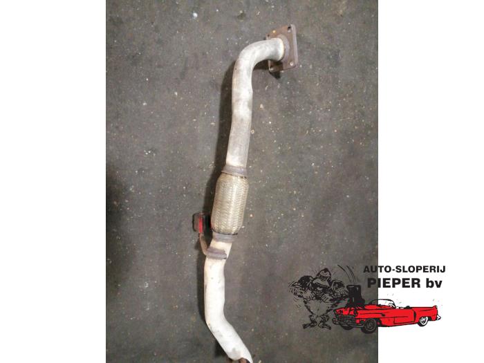 Front pipe + catalyst from a Skoda Fabia (6Y5) 1.4i 16V 2001