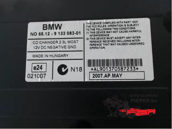 Cambiador de CD de un BMW 3 serie (E90) 330Xd 24V 2007