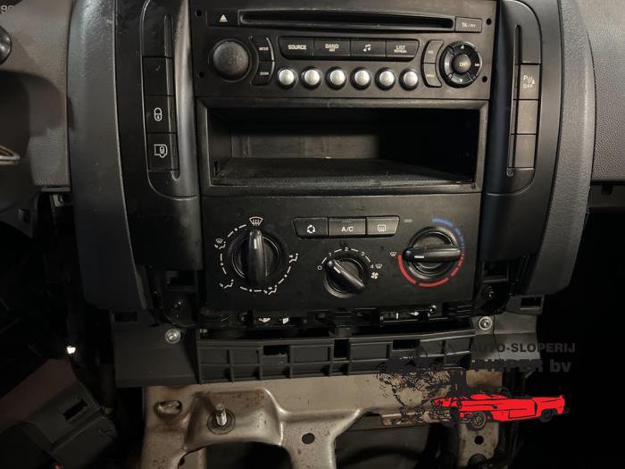 Panel de control de calefacción de un Fiat Scudo (270) 2.0 D Multijet 2008