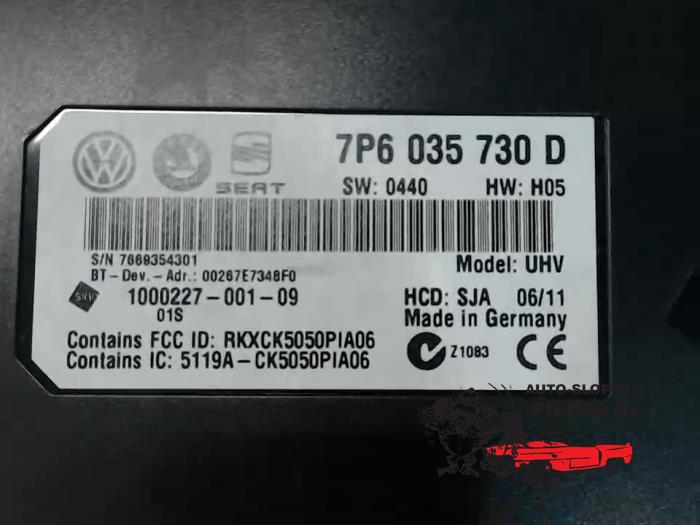 Módulo de teléfono de un Volkswagen Passat Variant (365) 1.8 TSI 16V 2011