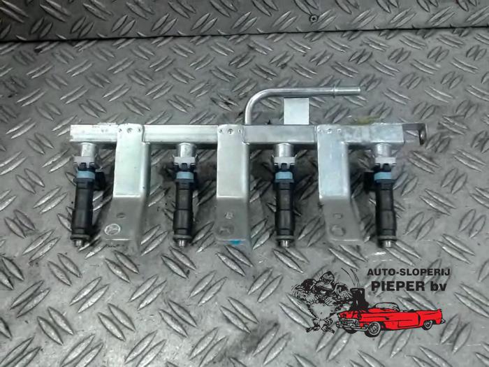 Usagé Système d'injection Chevrolet Spark (M300) 1.0 16V Bifuel Prix € 73,50 Règlement à la marge proposé par Autosloperij Pieper BV
