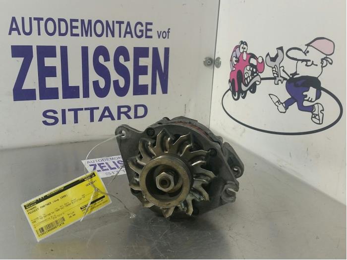 Begagnade Dynamo Peugeot Partner 1.9 D Pris € 42,00 Marginaltabell erbjuds av Zelissen V.O.F. autodemontage