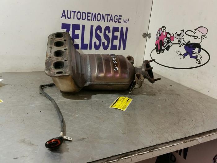 Gebrauchte Abgaskrümmer + Katalysator Opel Meriva (A) 1.4 16V Twinport Preis € 157,50 Margenregelung angeboten von Zelissen V.O.F. autodemontage