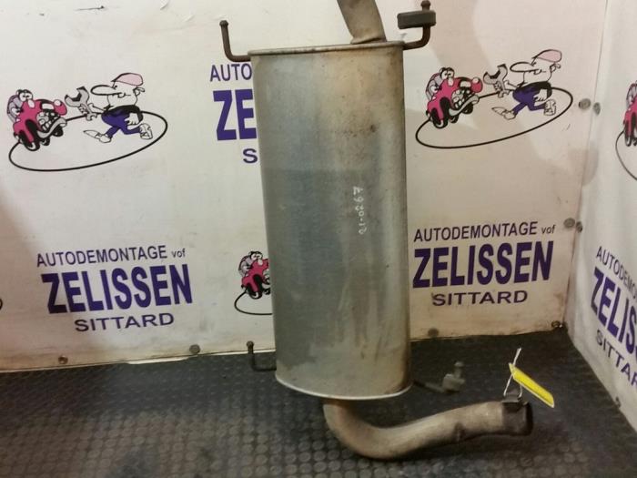 Exhaust middle silencer from a Fiat Ducato (250) 2.3 D 120 Multijet 2009