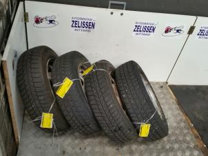 Used Set of wheels + winter tyres Suzuki Swift (SF310/413) 1.3i 5-Drs. Price € 105,00 Margin scheme offered by Zelissen V.O.F. autodemontage