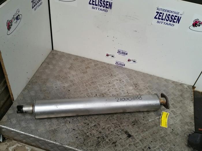 Exhaust middle silencer from a Ford Focus C-Max 1.8 16V 2004