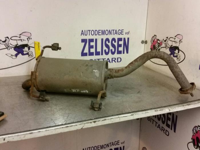 Exhaust rear silencer from a Nissan Micra (K11) 1.4 16V 2001