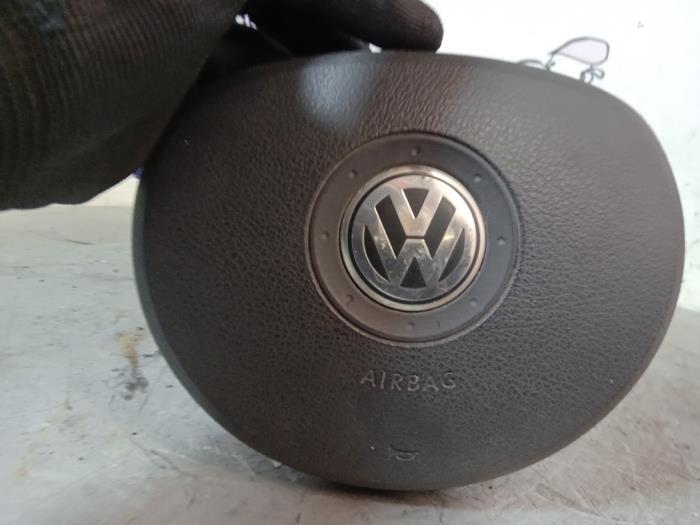 Left airbag (steering wheel) from a Volkswagen Golf V (1K1) 1.4 FSI 16V 2004