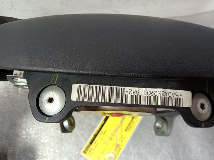 Left airbag (steering wheel) from a Toyota Aygo (B10) 1.4 HDI 2008