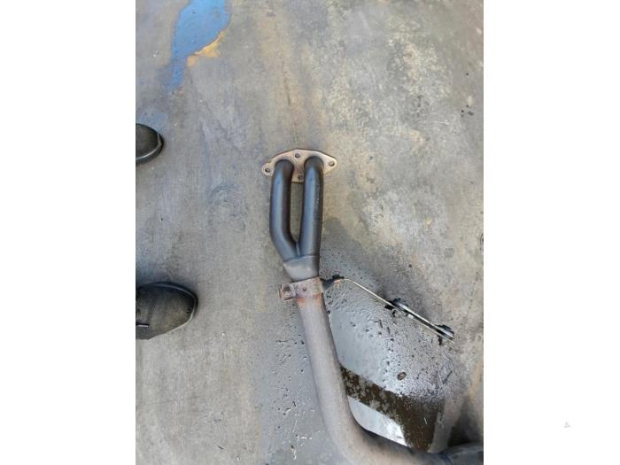 Exhaust (complete) from a BMW 3 serie Compact (E46/5) 316ti 16V 2002