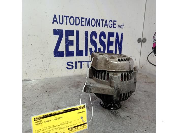 Used Dynamo Renault Kangoo (KC) 1.9 D 55 Price € 36,75 Margin scheme offered by Zelissen V.O.F. autodemontage