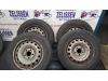 Set of wheels + tyres from a Renault Trafic New (FL), 2001 / 2014 1.9 dCi 82 16V, Delivery, Diesel, 1.870cc, 60kW (82pk), FWD, F9QT762, 2001-03 / 2006-10, FL0B; FLAB; FLBB; FLFB; FLGB 2004