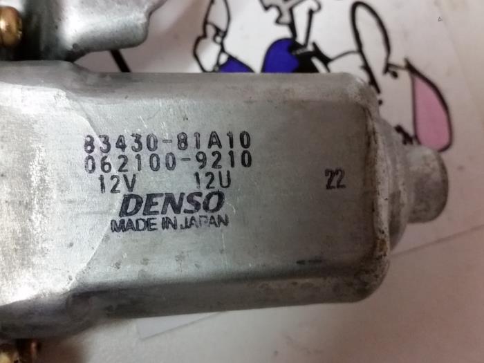 Window mechanism 4-door, front right Suzuki Jimny Hardtop 1.3i 16V 4x4