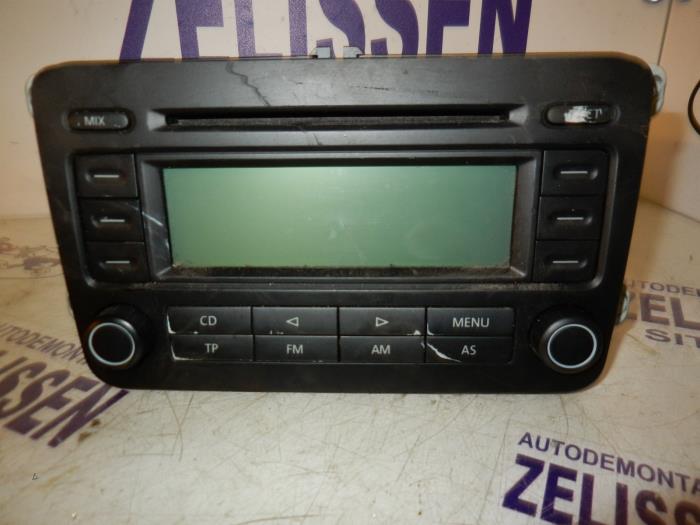 Radio/Lecteur CD d'un Volkswagen Touran (1T1/T2) 1.6 2004
