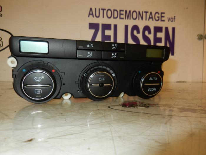 Panneau de commandes chauffage d'un Volkswagen Touran (1T1/T2) 1.6 2004