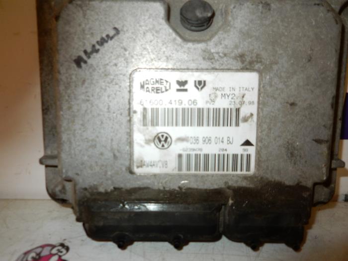 Used Engine management computer Volkswagen Lupo (6X1) 1.4 16V 75 Price on request offered by Zelissen V.O.F. autodemontage