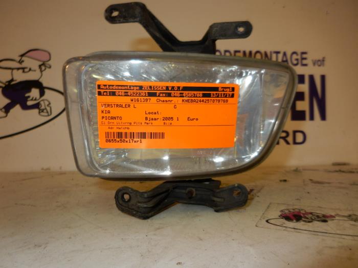 Używane Halogen lewy Kia Picanto (BA) 1.0 12V Cena na żądanie oferowane przez Zelissen V.O.F. autodemontage